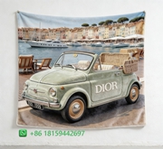 Dior Throw Blankets